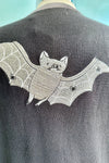 Moonlit Bats Embroidered Skye Cardigan by Miss Lulo