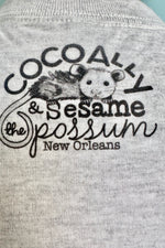 Ouija Possums T-shirt in Grey by Sesame the Opossum