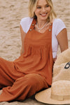 Toffee Wide Leg Jumpsuit