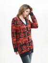 Wickedly Pumpkin Fiona Cardigan by Miss Lulo