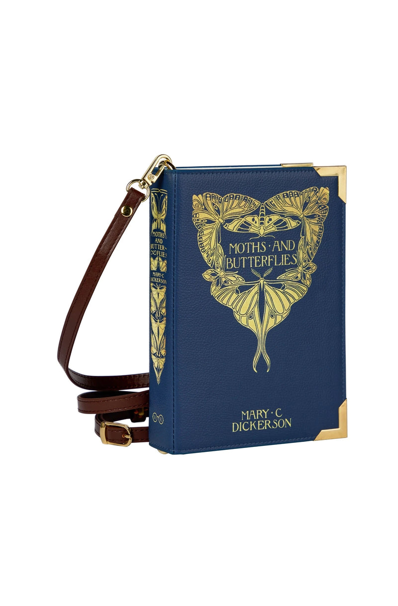 Moths and Butterflies Book Crossbody Bag by Well Read Co.