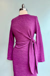 Magenta Tie Side Knit Dress by Compania Fantastica