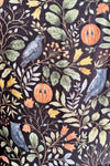 Pumpkins and Foliage Midi Dress by Retrolicious