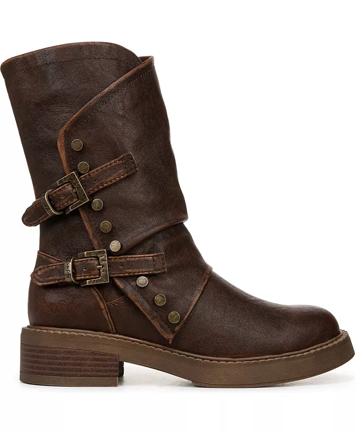 Venice Mid Calf Boots in Brown by Blowfish