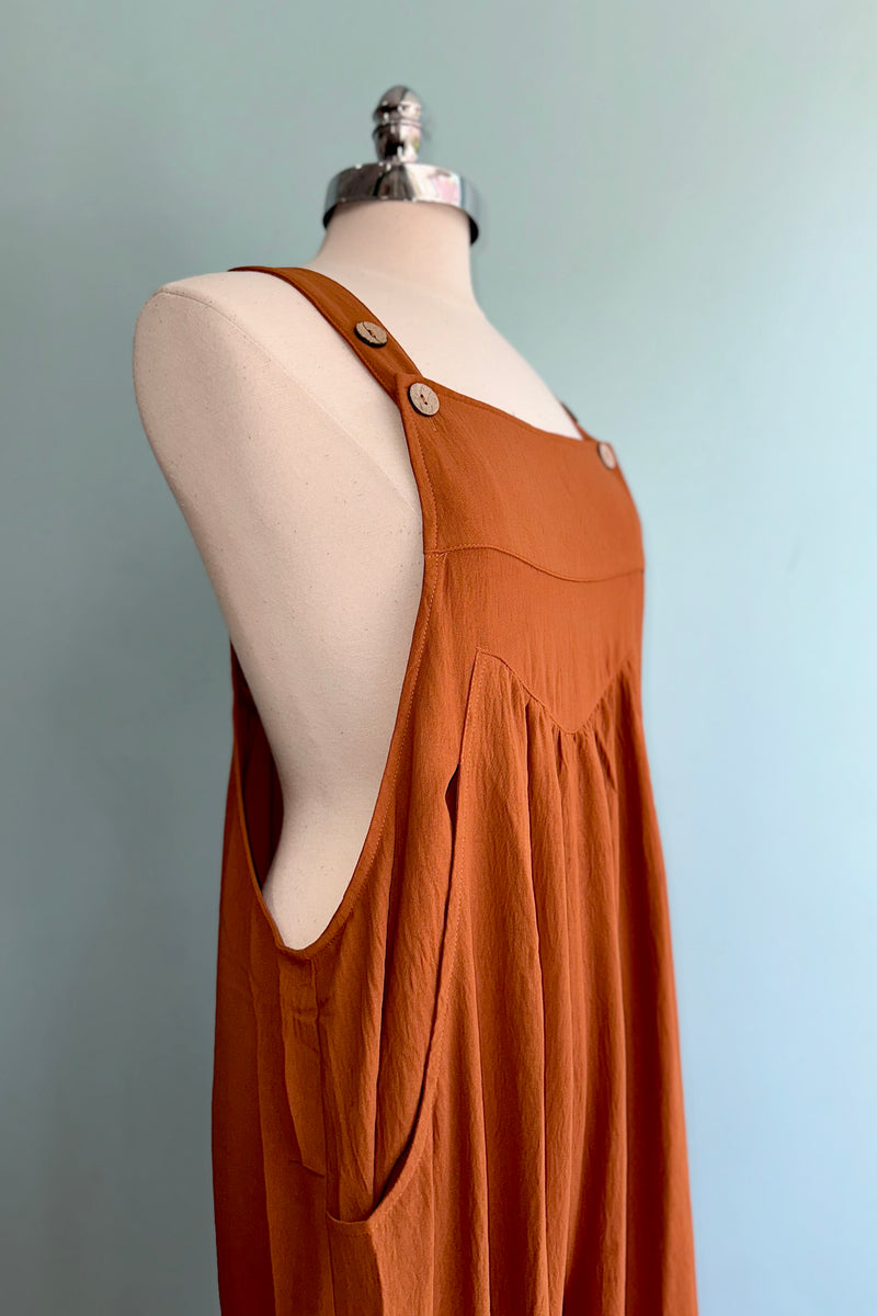Toffee Wide Leg Jumpsuit