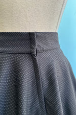 Charcoal Dot Circle Skirt by Heart of Haute