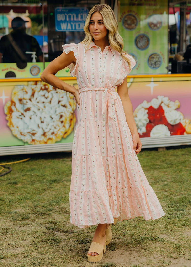 cottage maxi dress Goldie Maxi Dress in Pink Cottage Medium