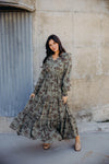 The Jacey Dress in Gray Quill