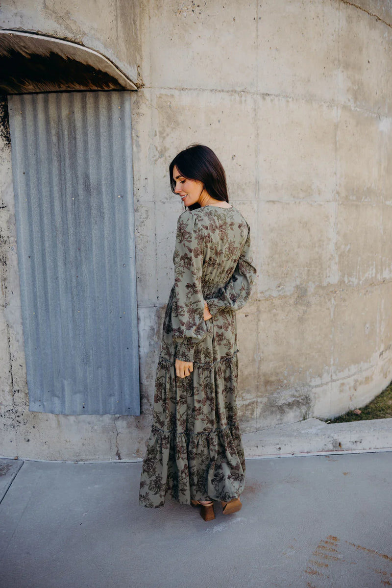 The Jacey Dress in Gray Quill