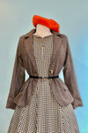 Black and Brown Plaid Wilma Dress by Banned