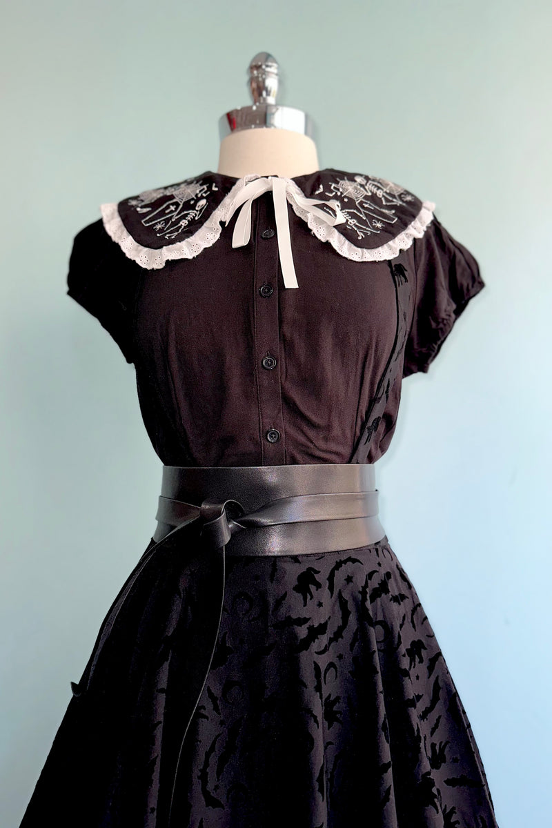 Cecelia Halloween High Waisted Suspender Skirt by Banned – Modern