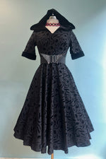 Black Tara Halloween Night Hooded Dress by Banned