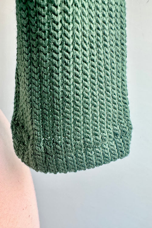 Green Knit Sweet Sweater by Heart of Haute