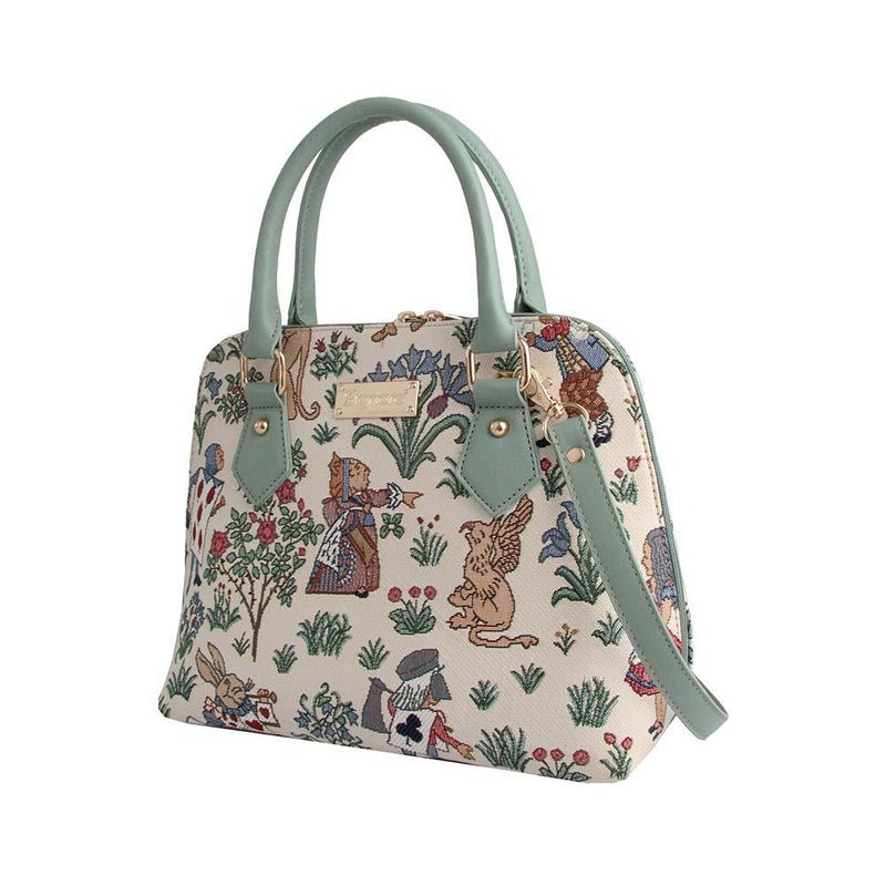 Charles Voysey Alice in Wonderland Tapestry Satchel Bag