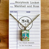 The Secret Garden Book Locket Necklace by Marshall and Rose