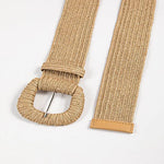 Straw Elastic Belt in Multiple Colors