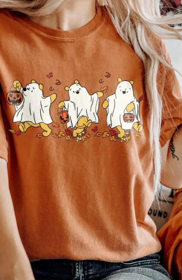 Winnie the Boo T-Shirt in Orange