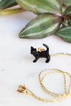 Tiny Rufio Cat Necklace by Peter and June