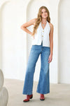 Palazzo Tummy Control High Rise Jeans by Artemis Vintage