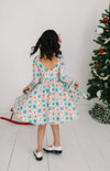 Kids Holiday Stamps Gwendolyn Dress