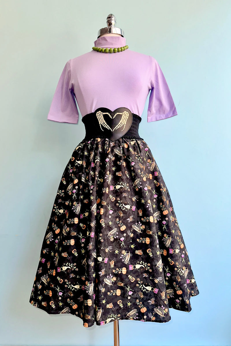 Squash Doris Skirt in Green by Retrolicious