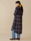 Sutton Navy and Yellow Plaid Dress by Mata Traders
