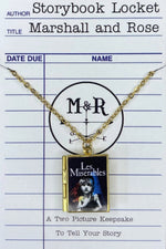 Les Miserables Locket Necklace by Marshall and Rose