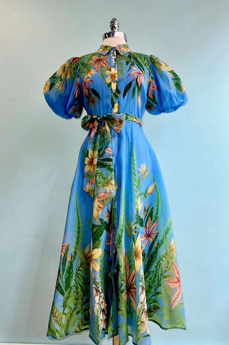 blue tropical dress Stacees Blushing Pink Floral Strapless Corset Homecoming Dress Short Mini with Tiered Ruffle Skirt
