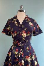 Romantic Floral Bella Shirt Dress by Banned