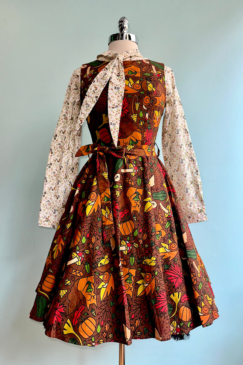 Woodland Whimsy Ruby Dress by Miss Lulo