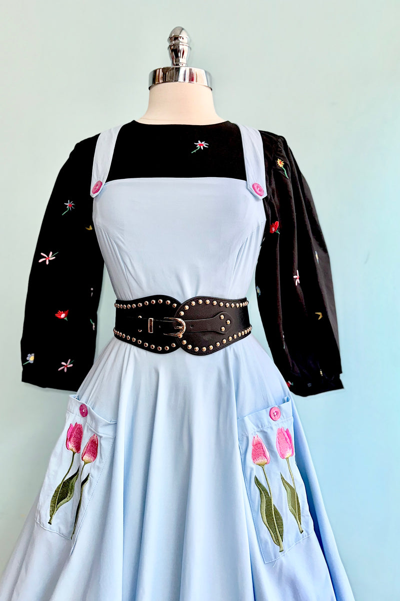 Tulip Pinafore Dress by Hell Bunny – Modern Millie