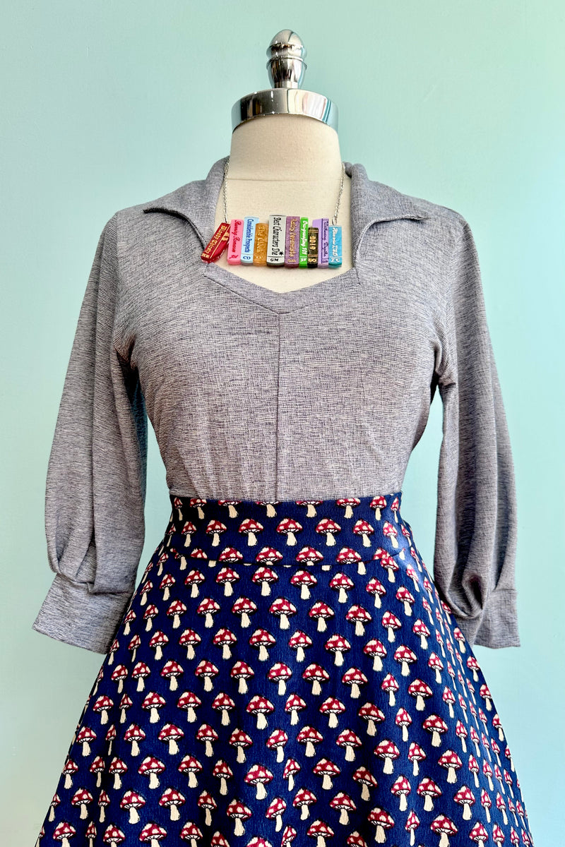 Mushroom Adventures Full Skirt by Banned