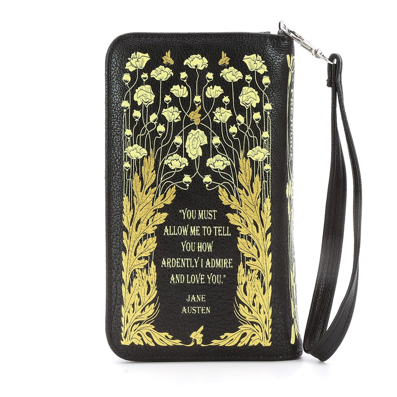 Floral Pride and Prejudice Book Wallet