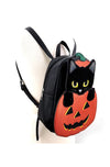 Cat and Pumpkin Mini Backpack