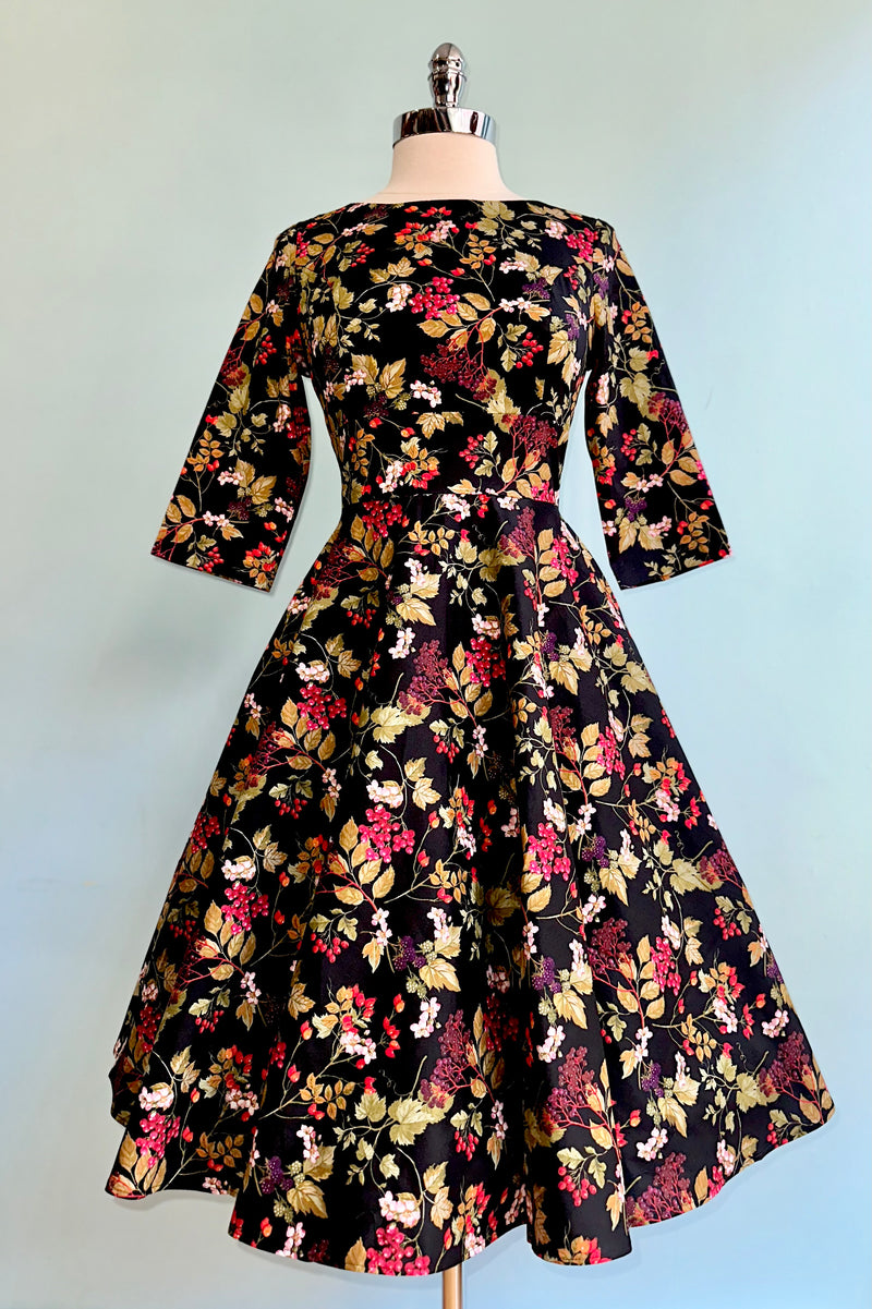 Edwina Autumn Dress by Hell Bunny