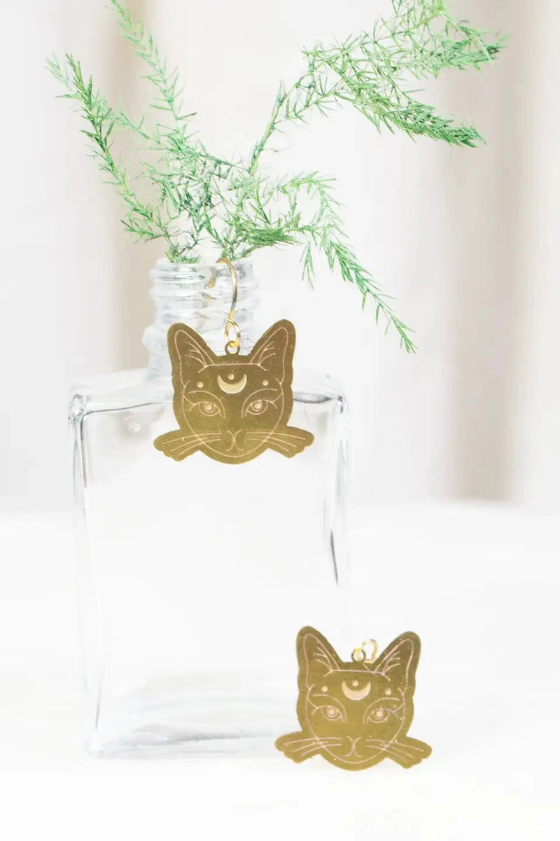 Cat Magic Earrings by Peter and June