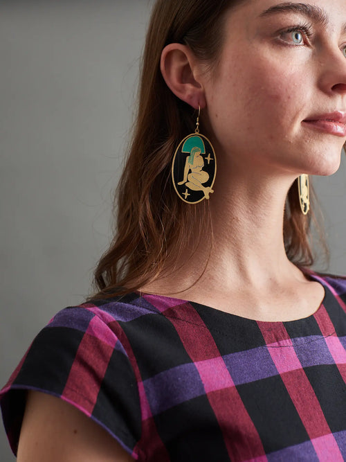 Curio Drop Earrings by Mata Traders