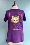 Purple and Gold THE CAT T-Shirt Top by KIttees