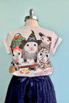 Halloween Possums T-shirt in Grey by Sesame the Opossum