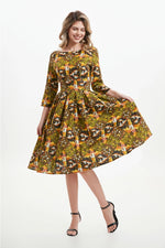 Enchanted Mushrooms Amaya Dress by Miss Lulo