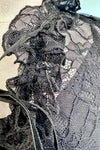 Black Lace Tunic Top by Molly Bracken