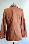 Chocolate Wool Aarna Blazer by Timeless London