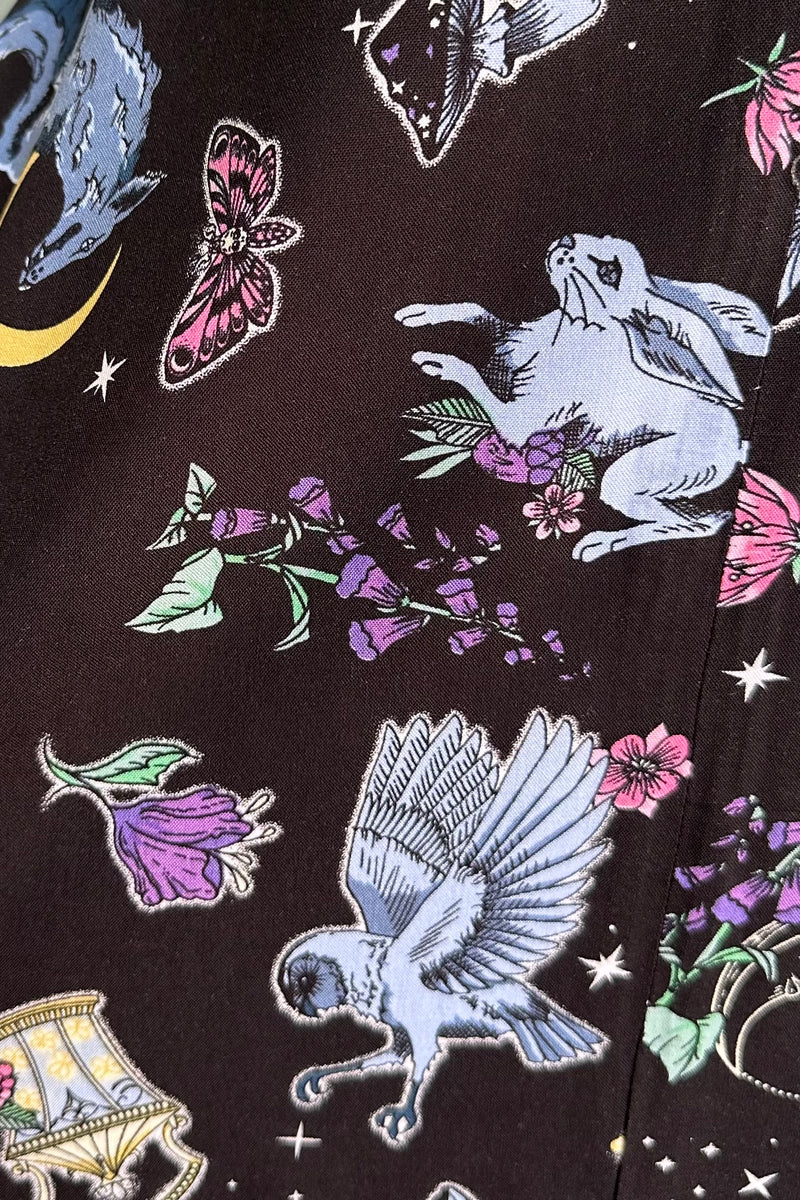 Moonlit Midi Dress by Hell Bunny