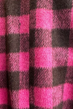 Pink Checkered Wrap Coat by Compania Fantastica