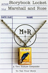 The Raven Book Locket Necklace by Marshall and Rose