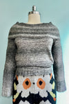 COZY Bare Shoulder Sweater in Ash by Lili Sidonio