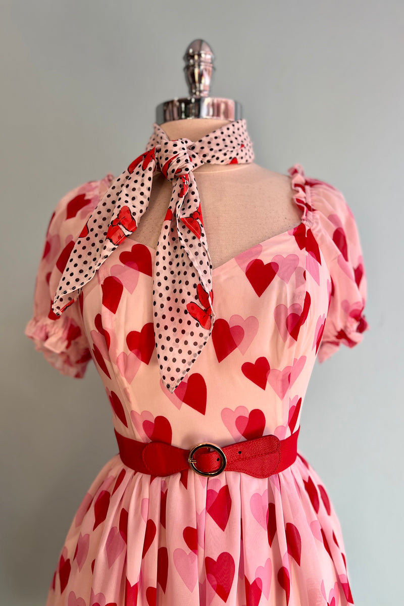 Heart Aphrodite Mini Dress by Hell Bunny