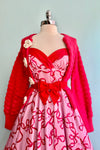 Bownita Pink and Red 50's Dress by Hell Bunny