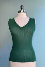 Green Knit Vest by Heart of Haute