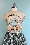 A Book A Day T-Shirt in Ecru